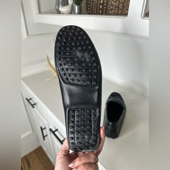 Tod’s Men’s Size 8 (Fits Men's 9.5) Black Leather Driving Loafers Made in Italy - Picture 7 of 10